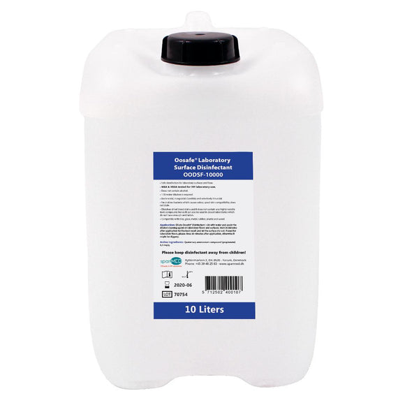 Oosafe® Laboratory Surface Disinfectant 10L Refill - IVFSynergy