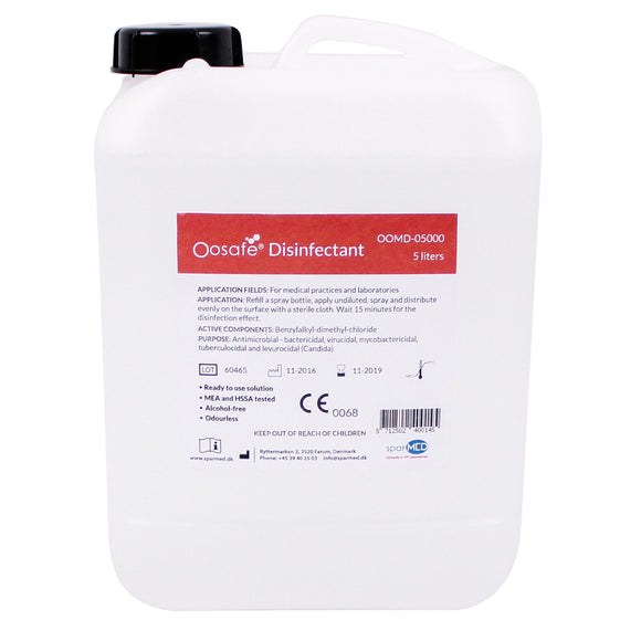 Oosafe® Class IIa Medical Device Disinfectant 5L Refill - IVFSynergy