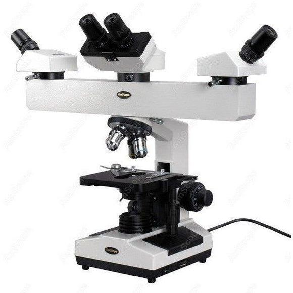 Three-Observing -AmScope Supplies Three-Observing Compound Microscope 40x-1600x SKU: D300A - IVFSynergy